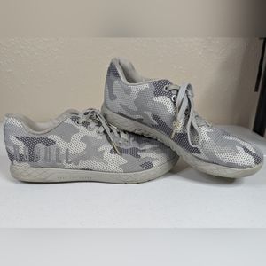 Nobull Mens Superfabric Grey Camouflage Shoes Trainer Workout (M 7.5) (W 9)